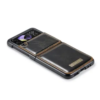 Кожаный чехол-сумка для телефона с защитой от падений для Samsung Galaxy Z Flip4 Flip 4 Flip3 Flip 3 5g, матовый чехол без отпечатков пальцев for Samsung z Flip 3 розовый