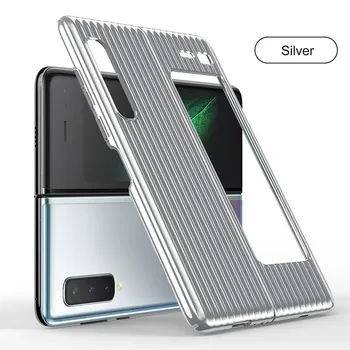 Чехол-чемодан, оригинальный флип-складной чехол для Samsung Galaxy Fold, противоударный, полная защита, жесткий чехол для Samsung Fold Coque Only case прозрачный