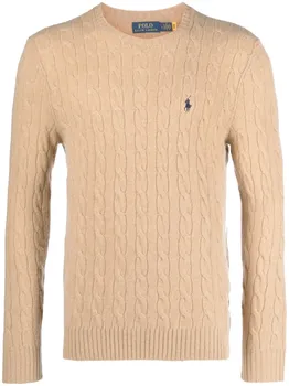 Джемпер с логотипом Polo Pony POLO RALPH LAUREN, коричневый