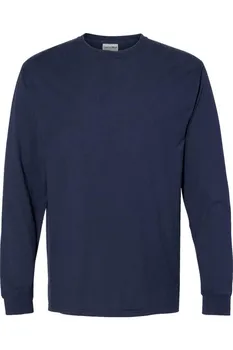 Футболка с длинным рукавом ComfortWash by Hanes Garment-Dyed, темно-синий