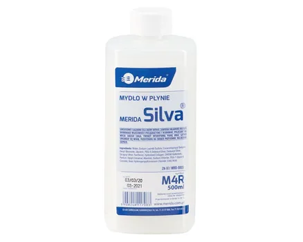 Merida M4R Жидкое мыло SILVA белое, флакон 500 мл