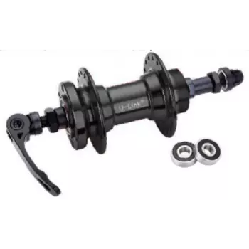 Втулка велосипедная Vinca Sport, задняя, 36H, на эксцентрике, чёрный, GB 10R QS black 36H