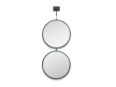 Зеркало Tandem S Black подвес 10см
