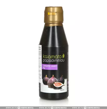 Соус бальзамический с инжиром, Kalamata Papadimitriou, 250 мл, Греция