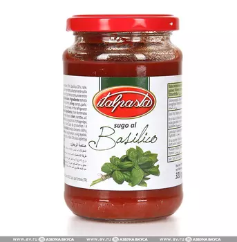 Соус томатный с базиликом, Italpasta, 320 г, Италия