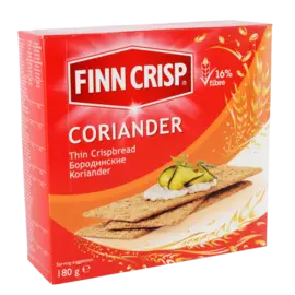 Сухарики «Бородинские» с кориандром Finn Crisp 180 г, Финляндия