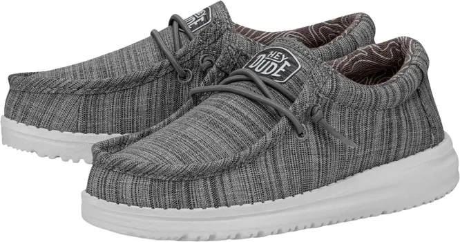 Кроссовки Wally Linen Hey Dude, цвет Stone