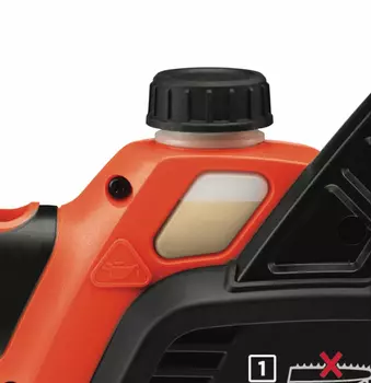 Электрическая цепная пила Black &amp; Decker GKC3630L20-QW дл.шин.:12" (30cm)