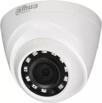 Камера видеонаблюдения Dahua DH-HAC-HDW1400RP-0280B 2.8-2.8мм HD-CVI цветная корп.:белый