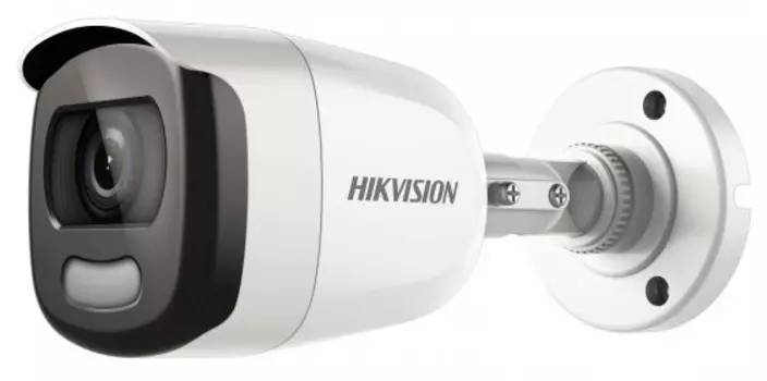 Камера видеонаблюдения Hikvision DS-2CE10DFT-F 6-6мм цветная корп.:белый