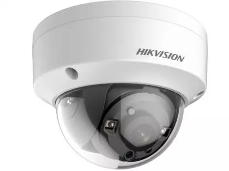 Камера видеонаблюдения Hikvision DS-2CE56F7T-VPIT 3.6-3.6мм HD-TVI цветная корп.:белый
