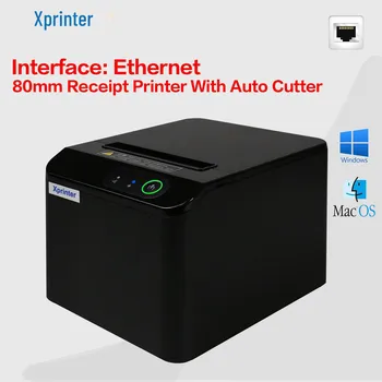 Xinye T80Q 80 мм многопортовый POS-принтер с автоматическим резаком для кухонь USB