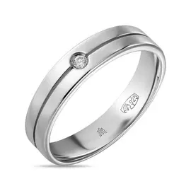 Серебряное кольцо c фианитом