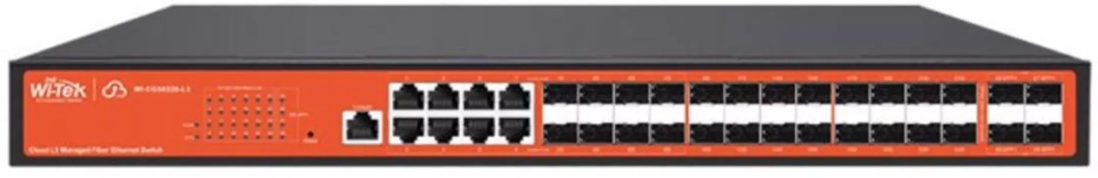 Коммутатор управляемый Wi-Tek WI-CGS5328-L3 v2 8Сombo + 16SFP + 4SFP+(10G), Cloud