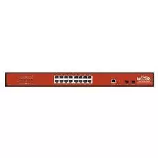 Коммутатор управляемый Wi-Tek WI-PMS318GF L2 PoE 350Вт, порты 16 PoE GE + 2SFP