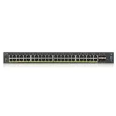 Коммутатор управляемый ZYXEL XGS2210-52HP-EU0101F 48 port Gigabit L2 managed PoE+ switch, 375 Watt, 4x 10G