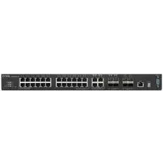 Коммутатор управляемый ZYXEL XGS4600-32-ZZ0102F L3 24xGE, 4xCombo (SFP/RJ-45), 4xSFP+, стекируемый (до 4), 2 источника питания AC