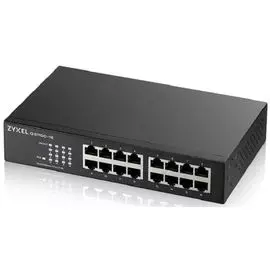 Коммутатор ZYXEL GS1100-16 16xGE, rack 19", бесшумный