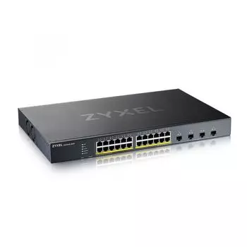 Коммутатор ZYXEL NebulaFlex XGS1935-28HP Smart L3 Lite PoE+, rack 19", 24xGE PoE+, 4xSFP+, бюджет PoE 375 Вт