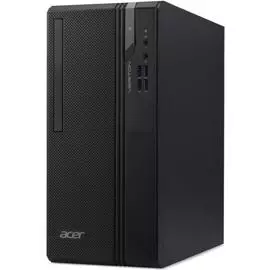 Компьютер Acer Veriton ES2740G DT.VT8ER.009 i3-10100/8GB/1000+256GB SSD/noDVD/Intel UHD Graphics/Linux/black + проводные USB клавиатура и мышь