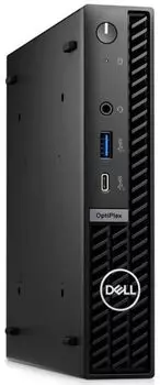 Компьютер Dell Optiplex 7020 Micro i3-14100T/16GB/512GB SSD/UHD graphics/GbitEth/4*USB 2.0/4*USB 3.0/HDMI/DP/audio/260W/USB kbd/USB mouse/Win11Pro/bla