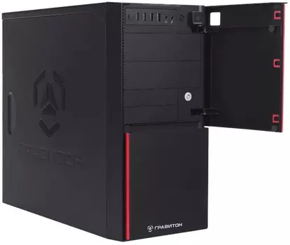 Компьютер Гравитон Д50А_153710 RYZEN 5 5600G/8GB/SSD256GB/FP_2xUSB2.0/450W/K+M/NO OS/WR3