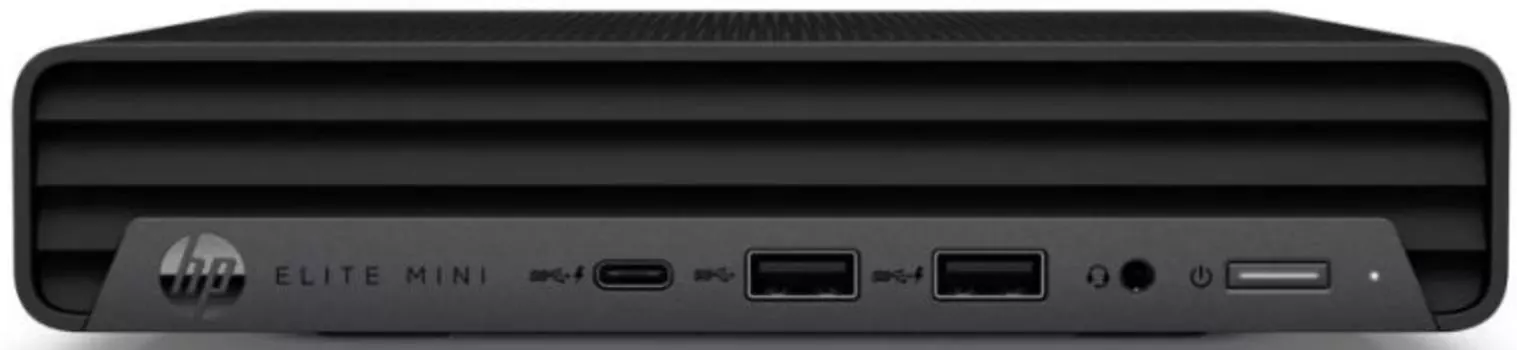Компьютер HP Elite 800 G9R Mini 7E800AV_i7_16_512_DOS i7-13700/16GB/512GB SSD/UHD graphics/WiFi/BT/Wireless kbd/Wireless mouse/noOS/black