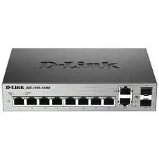 Коммутатор управляемый D-link DGS-1100-10/ME/A1A/A2A DGS-1100-10/ME/A2A 2 уровня с 8 портами 10/100/1000Base-T и 2 комбо-портами 100/1000Base-T/SFP