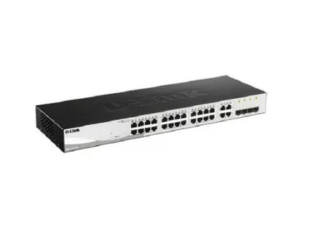 Коммутатор управляемый D-link DGS-1210-28/FL2A 24x10/100/1000Base-T, 4xCombo 100/1000Base-T/SFP, L2, 19”