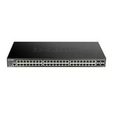 Коммутатор управляемый D-link DGS-1250-52X/A1A 48x 10/100/1000Base-T, 4x 10GBase-X SFP+, L2 Smart, 19”