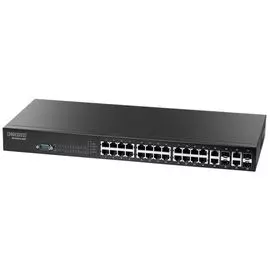 Коммутатор управляемый Edge-Core ECS3510-28T 24x10/100Base-TX, 4xCombo1000Base-T/SFT slot, L2