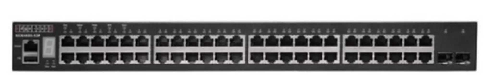 Коммутатор управляемый Edge-Core ECS4620-52P 48 x GE + 2 x 10G SFP+ ports + 1 x expansion slot (for dual 10G SFP+ ports) L3 Stackable Switch, w/ 1 x R