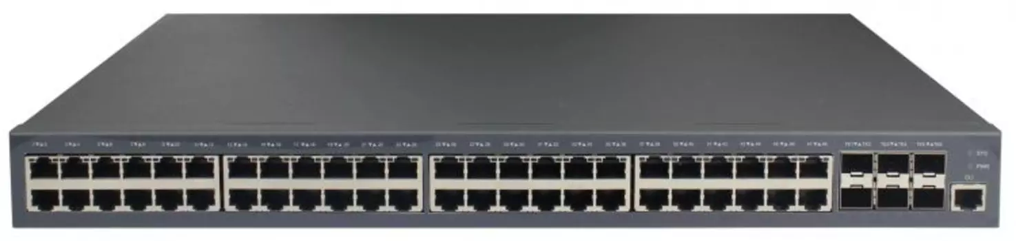 Коммутатор управляемый GIGALINK GL-SW-G301-54TC L3, Stack, 48 портов 100/1000BaseT, 6 портов SFP+ 10G BaseX