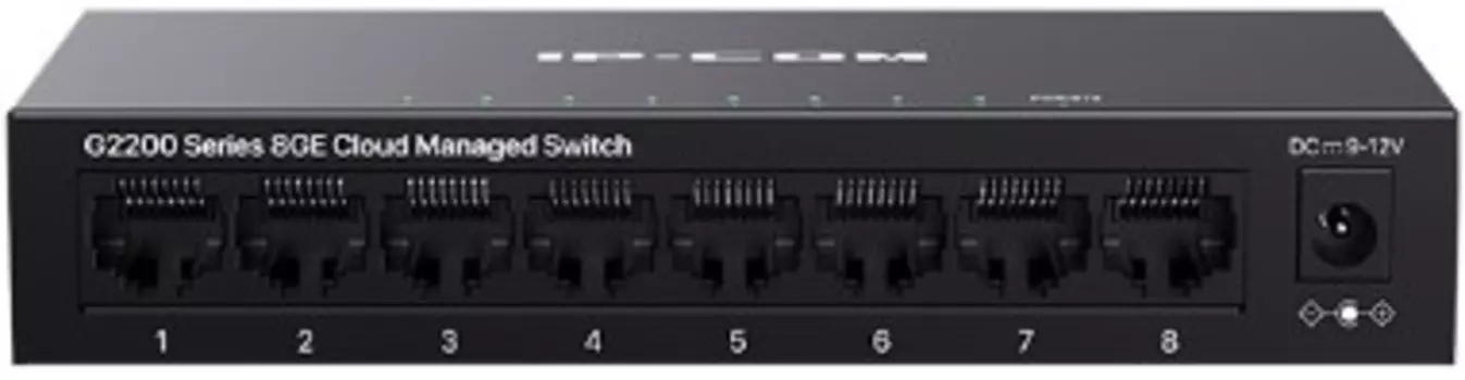 Коммутатор управляемый IP-Com G2208D 8 портов, 8x1 Гбит/с, металлический корпус