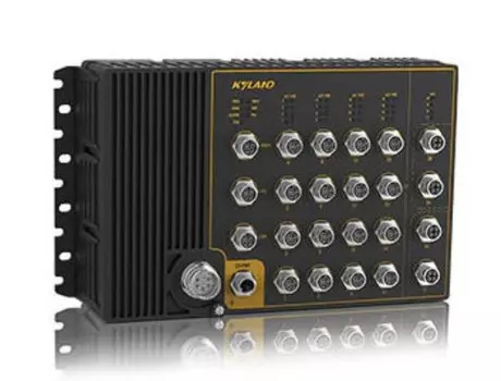 Коммутатор управляемый Kyland Aquam8120 302242817 Layer 2 managed, 4*10/100/1000M Base-T(X) M12 connector ports, 16*10/100M Base-TX M12 connector port