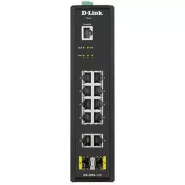 Коммутатор промышленный управляемый D-link DIS-200G-12S/A1A 10x10/100/1000Base-T, 2x1000Base-X SFP, L2