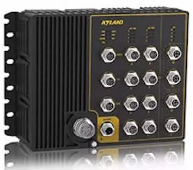 Коммутатор управляемый Kyland Aquam8612 302242885 Layer 3 managed, support NAT based on hardware, 8*10/100M Base-TX pushpull M12 connector ports, 24VD
