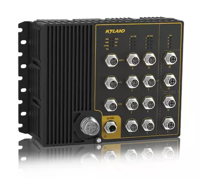 Коммутатор управляемый Kyland Aquam8612 302242889 Layer 3 managed, support NAT based on hardware, 4*10/100/1000M Base-T(X) pushpull M12 connector port