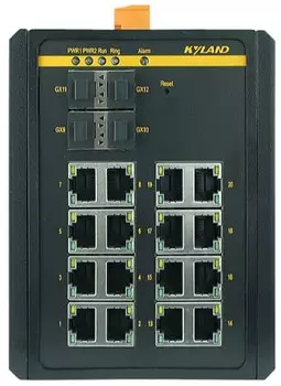 Коммутатор управляемый Kyland SICOM3000A 300071636 4 100/1000Base-X SFP ports, 16 10/100Base-T(X) RJ45 ports, Console Port RS232 RJ45, 100-240VAC/110-