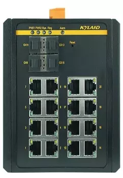 Коммутатор управляемый Kyland SICOM3000A 300071639 4 100/1000Base-X SFP ports, 16 10/100/1000Base-T(X) RJ45 ports, Console Port RS232 RJ45, 100-240VAC