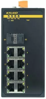 Коммутатор управляемый Kyland SICOM3000A 300071655 2 100Base-X SFP ports, 8 10/100Base-TX ports, Console Port RS232 RJ45, 12-24VDC(9-36VDC) dual redun
