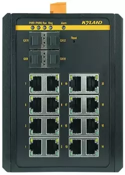 Коммутатор управляемый Kyland SICOM3000A 300071663 4 100Base-X SFP ports, 16 10/100Base-T(X) RJ45 ports, Console Port RS232 RJ45, 100-240VAC/110-220VD