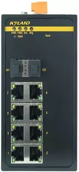 Коммутатор управляемый Kyland SICOM3000A 300071678 2 100Base-X SFP ports, 8 10/100Base-TX ports, RS232 RJ45, 100-240VAC/110-220VDC(85-264VAC/77-300VDC