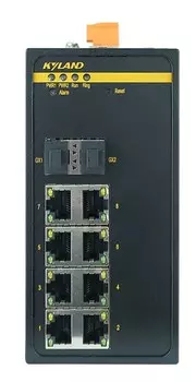 Коммутатор управляемый Kyland SICOM3000A 300071689 2 100/1000Base-X SFP ports, 8 10/100/1000Base-T(X) RJ45 ports, RS232 RJ45, 24-48VDC(18-72VDC) dual