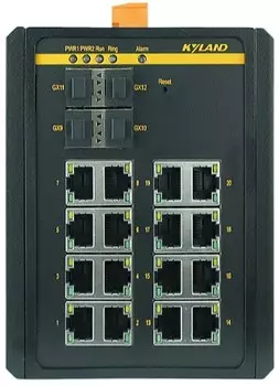 Коммутатор управляемый Kyland SICOM3000A 300071710 4 100Base-X SFP ports, 16 10/100Base-T(X) RJ45 ports, RS232 RJ45, 24-48VDC(18-72VDC) dual redundant