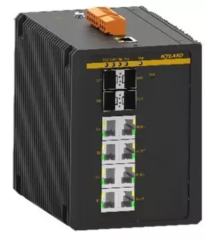 Коммутатор управляемый Kyland SICOM3000L 300071829 4 100/1000Base-X SFP ports, 8 10/100/1000Base-T(X) RJ45 ports, Console Port RS232 RJ45, 12-24VDC(9-