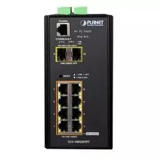 Коммутатор промышленный управляемый Planet IGS-10020HPT 8x10/100/1000T 802.3at PoE + 2x100/1000X SFP c большим диапазоном рабочих температур