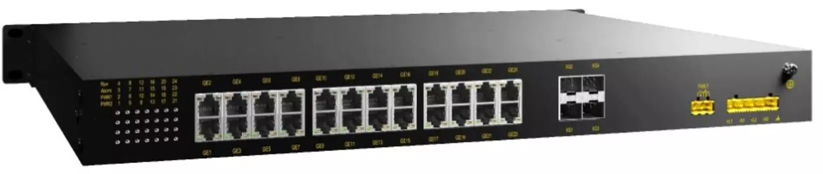 Коммутатор управляемый Kyland SICOM3024GS 300213010 12Ч1000Base-X SFP port; 16Ч10/100/1000Base-T(X) PoE port;220VAC(85-264VAC) redundant power supply