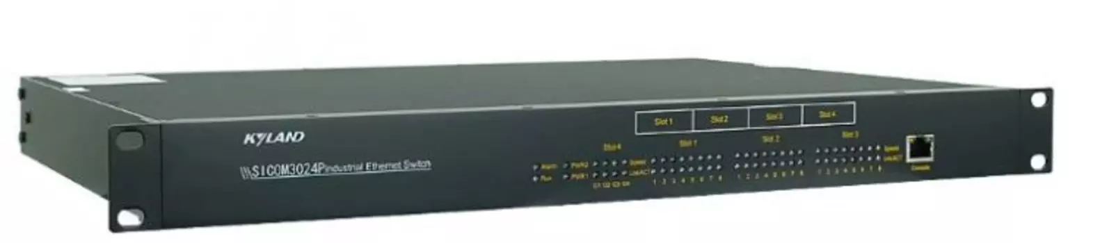 Коммутатор управляемый Kyland SICOM3024P 300193058 2 100Base-FX multi mode fiber ports, ST connector, 1310nm, 5km, 26 10/100Base-TX RJ45 ports, 100-24