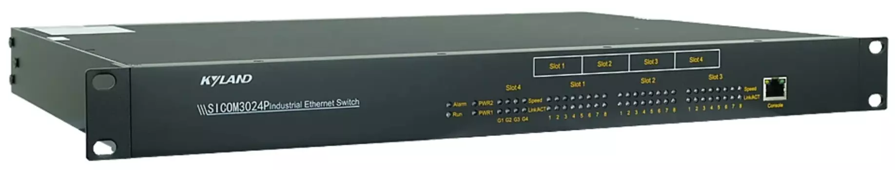 Коммутатор управляемый Kyland SICOM3024P 300193106 24 100Base-FX SFP ports, 100-240VAC/110-220VDC(85-264VAC/77-300VDC) dual redundant power supplies